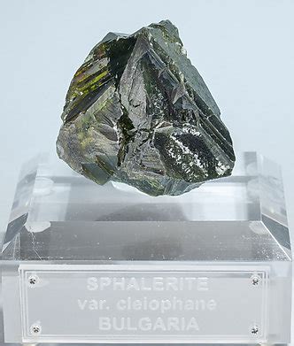 Sphalerite Androvo Mine Erma Reka Zlatograd Smolyan Oblast