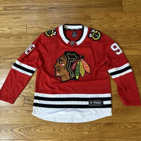 Fanatics Connor Bedard Chicago Blackhawks Red Jersey Mens M Nwot