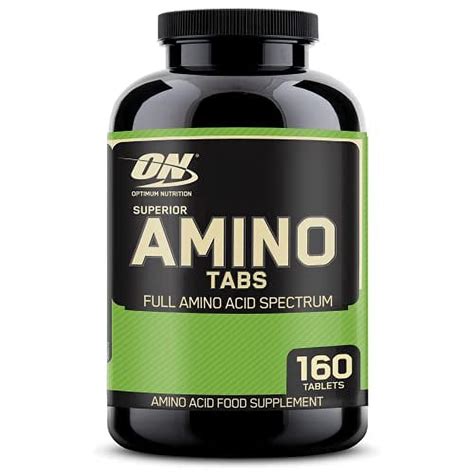 Optimum Nutrition Superior Amino 2222 Tablets, Complete Essential Amino ...