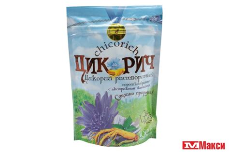ЦИКОРИЙ РАСТВОРИМЫЙ "ЦИКОРИЧ" С ЭКСТРАКТОМ ЖЕНЬШЕНЯ ПОРОШОК 100Г ...