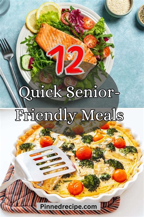 Best 13 18 quick, easy meal preparation ideas for seniors – Artofit