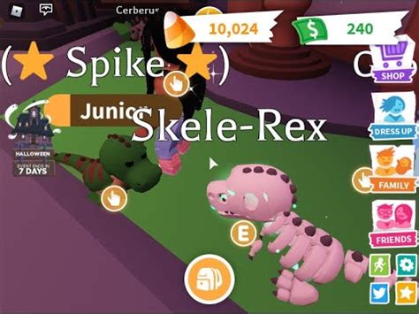 Getting The New Skele Rex In Adopt Me And Comparison Youtube