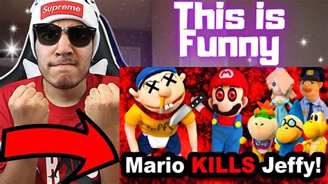 SML YTP Mario Kills Jeffy Glider Reaction YouTube