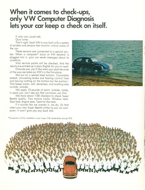 TheSamba VW Archives 1973 VW Beetle Brochure Canadian