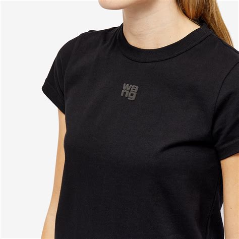 Alexander Wang Essential Shrunken Tee Black End Kr