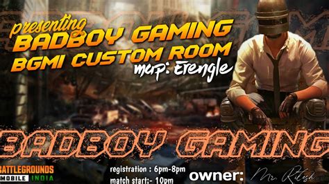 19 AUGUST 21 BGMI DAILY PAID SCRIMS FULL BOOM BAAM BADBOY