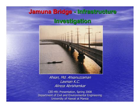 Jamuna Bridge in Bangladesh