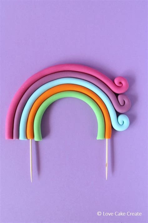 How To Make A Rainbow Cake Topper Tutorial Artofit