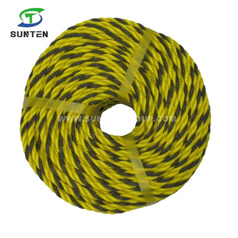 Pe Hdpe Nylon Polyethylene Plastic Fishing Marine Mooring Twist Twisted