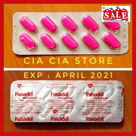 Jual Swwqar Panadol Menstrual Tablet Singapore Version Y Tu T