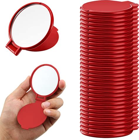 Amazon Yalikop Round Mirror Compact Mirror Mini Folding Mirror