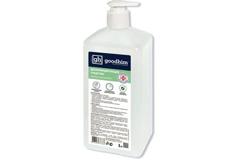 Дезинфицирующее средство GOODHIM кожный антисептик, с дозатором, 1 л ...