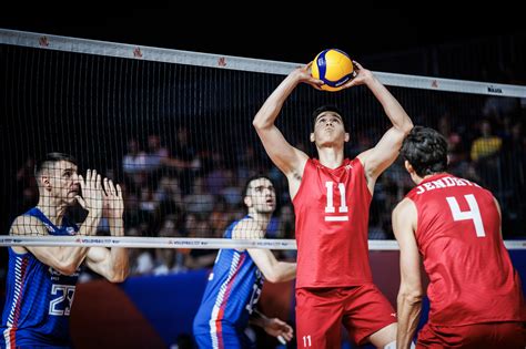 U S Men Open Vnl Week With Win Over Serbia Usa Volleyball