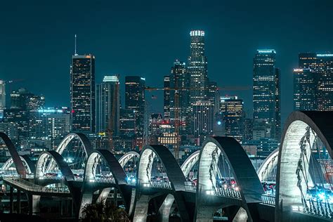 Sixth Street Viaduct Color Kinetics