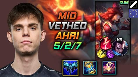 Ahri Mid Build Vetheo Everfrost Electrocute Lol Euw Grandmaster Patch