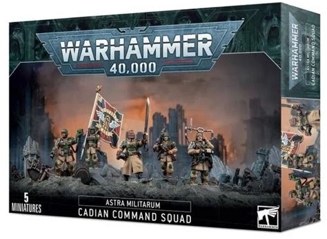 Warhammer Astra Militarum Cadian Command Squad G Nstig