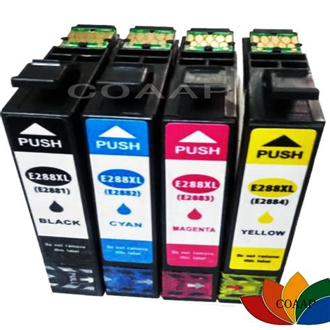 Cartucho de tinta para impressora inkjet epson 4 compatíveis t2881