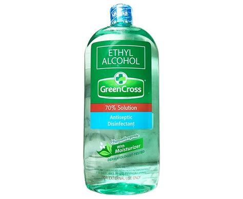 Green Cross Ethyl Alcohol 70 Solution Antiseptic Disinfectant 500mL