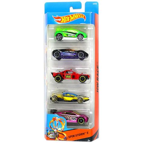 Hot Wheels 5 darabos kisautó készlet Spin Storm 5 JátékNet hu
