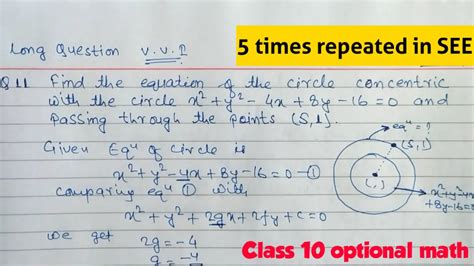 Coordinate Geometry Class Optional Math Circle Class Opt