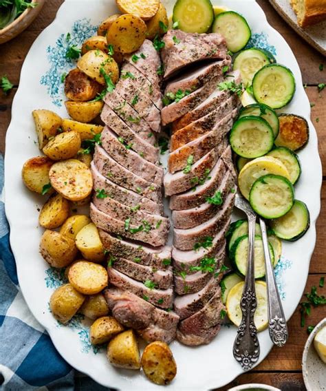 Sheet Pan Pork Tenderloin With Potatoes And Zucchini Punchfork