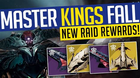 Destiny 2 MASTER KINGS FALL RAID New Exotics Rewards Update