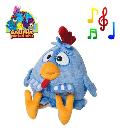 Peluche Gallina Pintadita Boneco Galinha Pintadinha Baby Brink