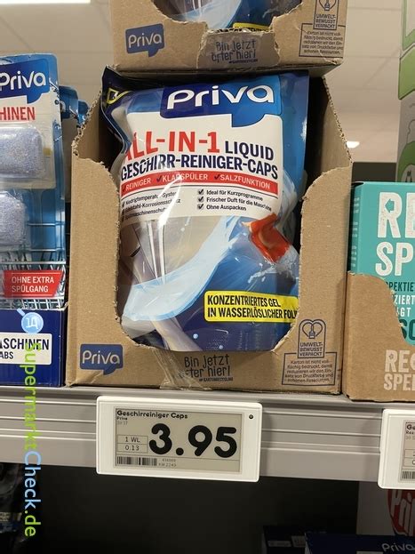 Priva All In 1 Liquid Geschirr Reiniger Caps Preis Angebote Bewertungen