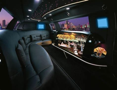 SPORTS CARS: limousine interior photos