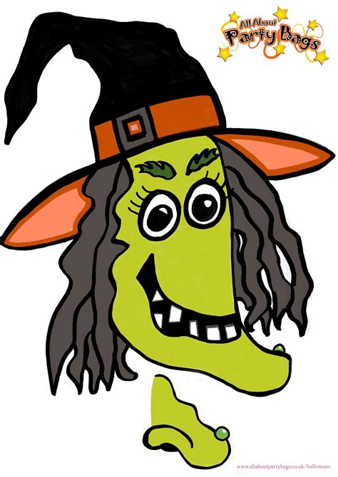 Free Printable Pin The Nose On The Witch Game My Stuff Pinterest