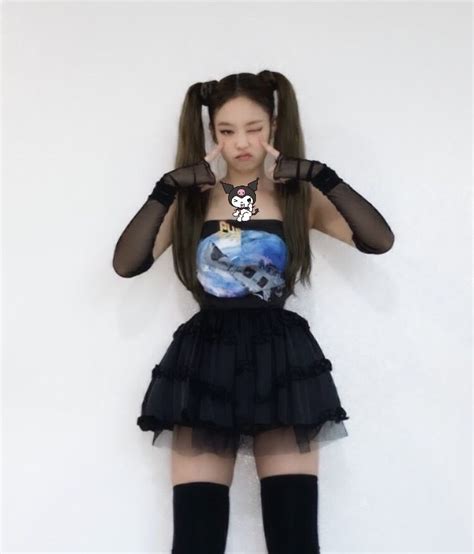 Messy Icon Jennie Blackpink Kuromi Jennie Blackpink Billie Eilish