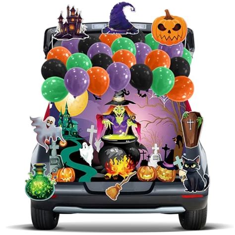 Halloween Trunk or Treat Car Decorations Kit for Suv Banner?Halloween ...