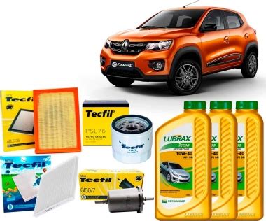 Kit De Filtros Renault Kwid 1 0 2017 2018 2019 2020 2021 2022 2023 2024