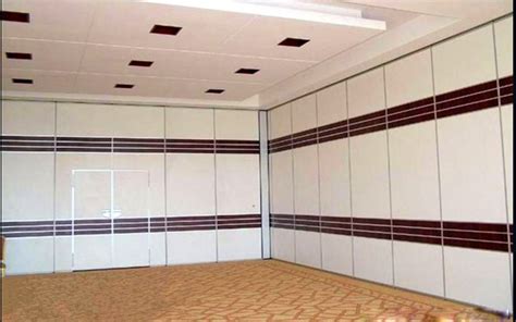 Reusable Soundproof Folding Partition Walls Commercial Funiture 6 M Height