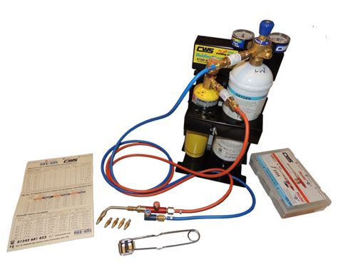 Model O Lead Welding Kit With Large Oxygen Cylinder