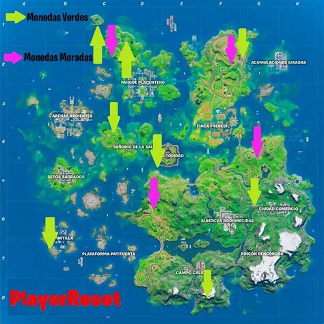 Fortnite Ubicaci N De Las Monedas Xp Semana Player Reset