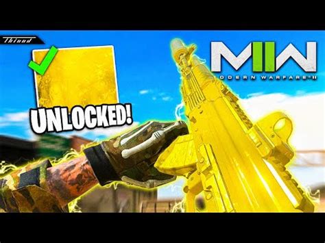 FASTEST Way To Unlock GOLD Camo In Modern Warfare 2 YouTube