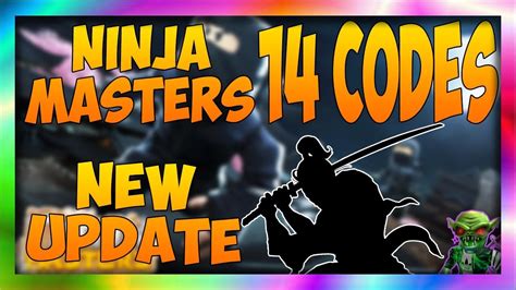 ALL NEW UPDATE 4 CODES In Roblox Ninja Masters YouTube