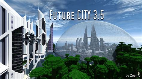 Futuristic City Minecraft Map