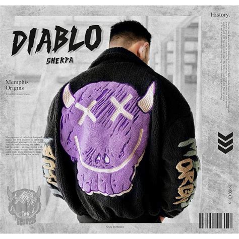 Jual Memphis Origins Sherpa Diablo Jacket Limited Edition Shopee