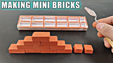 How To Make Mini Bricks For Model House Miniature Bricks In 2024