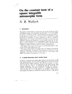 Fillable Online Math Ucsd On The Constant Term Of A Square Integrable