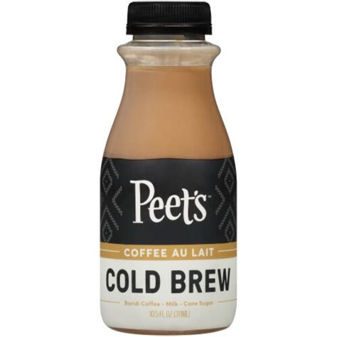 Peet S Coffee Au Lait Cold Brew Coffee 10 5 Fl Oz Fred Meyer