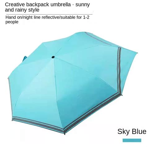 Opposite Sex Umbrella Creative Folding Umbrella Sunny And Rainy Dual