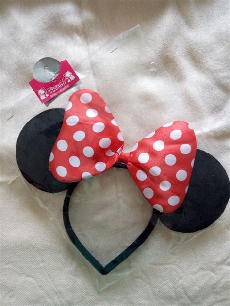 Bando Minnie Mouse Fesyen Wanita Aksesoris Di Carousell