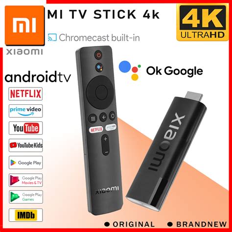 Xiaomi MI TV Stick 4K Portable 4K Streaming Media Powered By Android