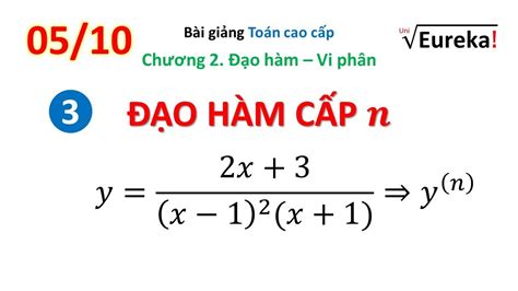 Giải tích 2.5.3 Đạo hàm cấp cao, đạo hàm tổng quát cấp n - Đạo hàm và ...