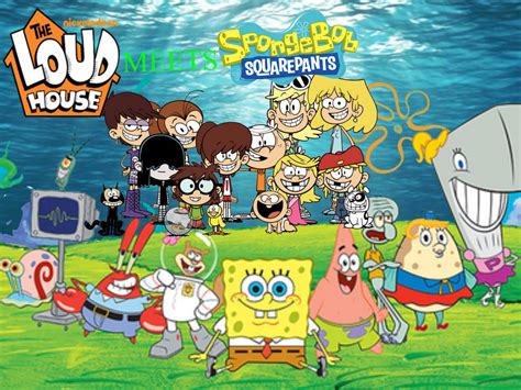 Loud House Meets Spongebob Squarepants By Jamesdean1987 On Deviantart