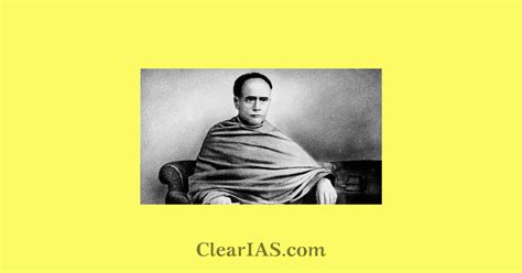 Ishwar Chandra Vidyasagar - ClearIAS