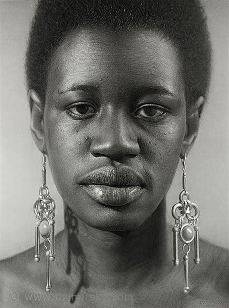 Mary Dirk Dzimirsky Graphite On Paper {contemporary Figurative Realism Artist Female Head